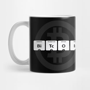 Periodic Bitcoin mono Mug